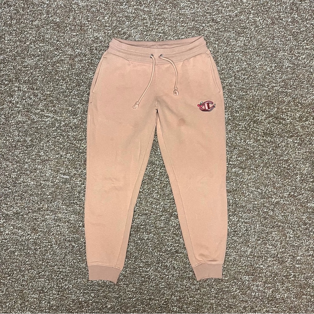 1990s Champion Reverse Weave Embroidered Logo Baggy Track Active Runners Joggers